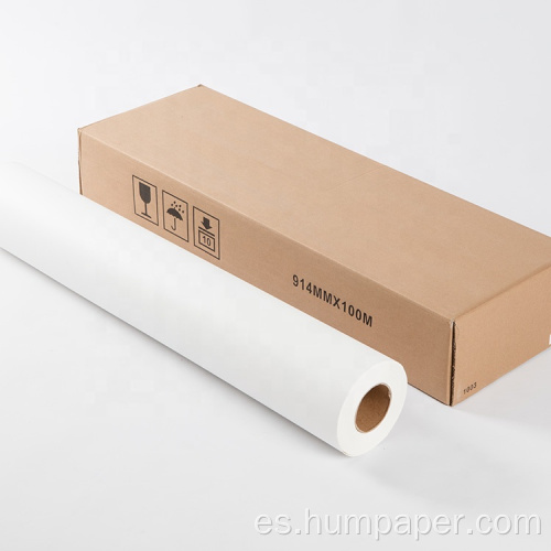 Rollo de papel de impresión de transferencia de sublimación de 100 GSM